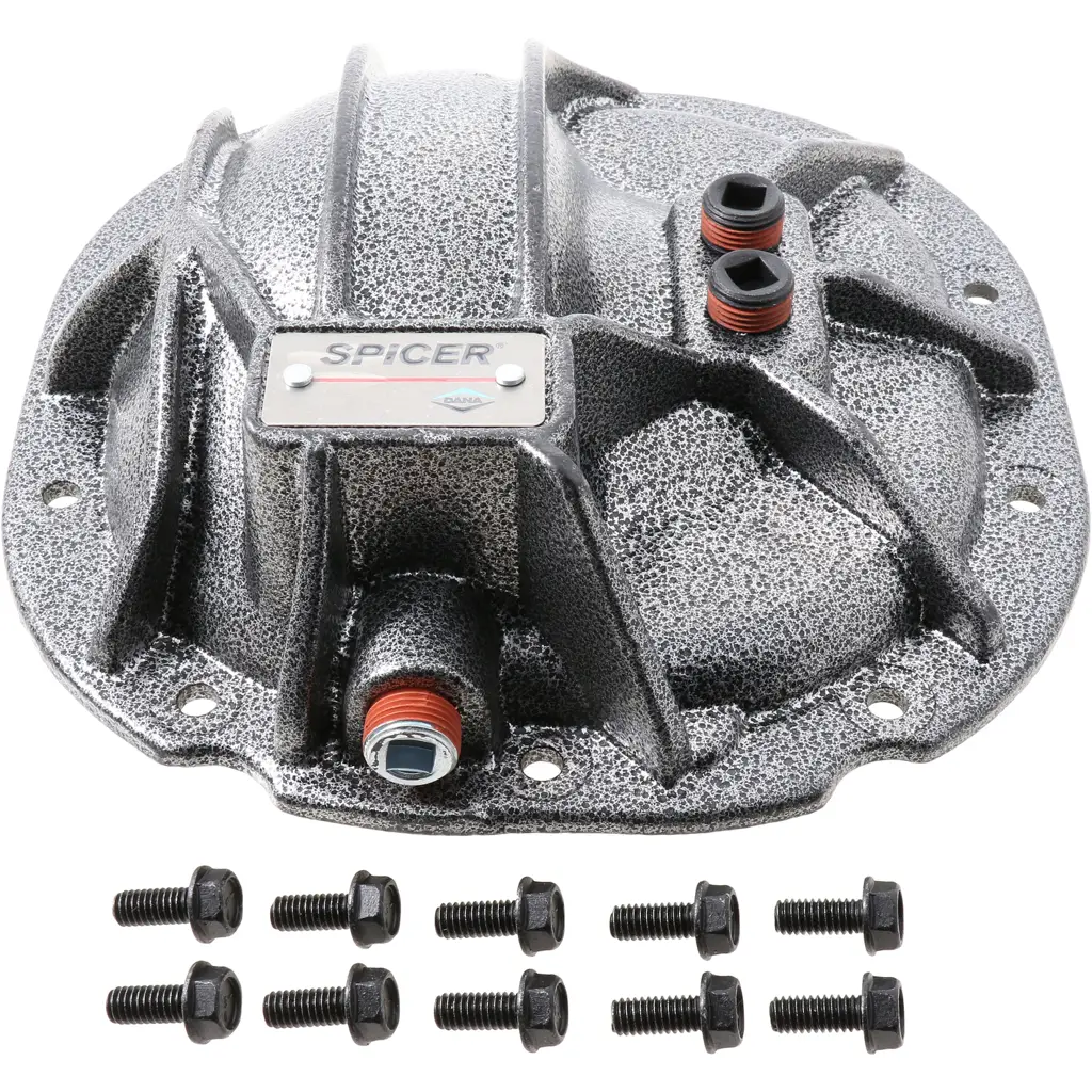 Spicer 10023538 Ford 8.8 Diff Cover, Gray Nodular Iron - Fits Ford 8.8 Axle, Various - Front/Rear Axle Compatible - NON-RETURNABLE thumbnail 2