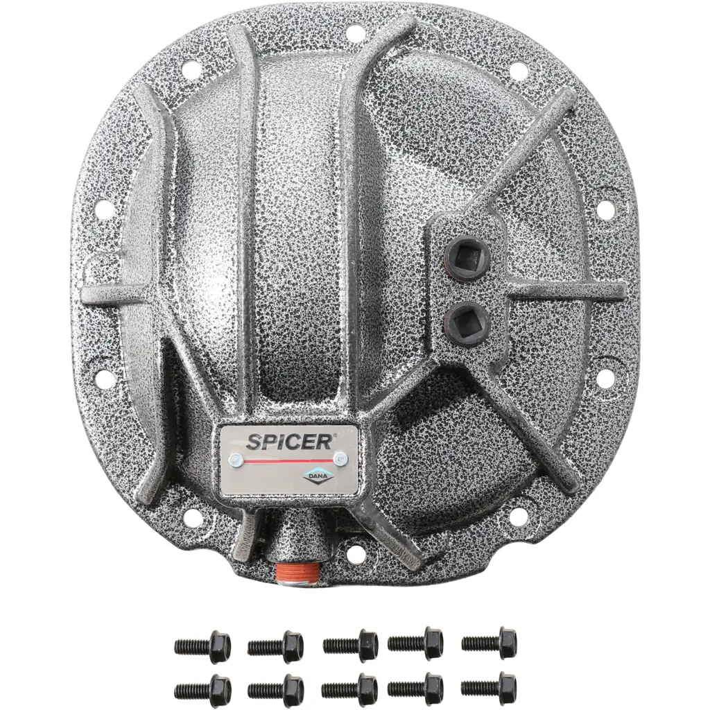 Spicer 10023538 Ford 8.8 Diff Cover, Gray Nodular Iron - Fits Ford 8.8 Axle, Various - Front/Rear Axle Compatible - NON-RETURNABLE