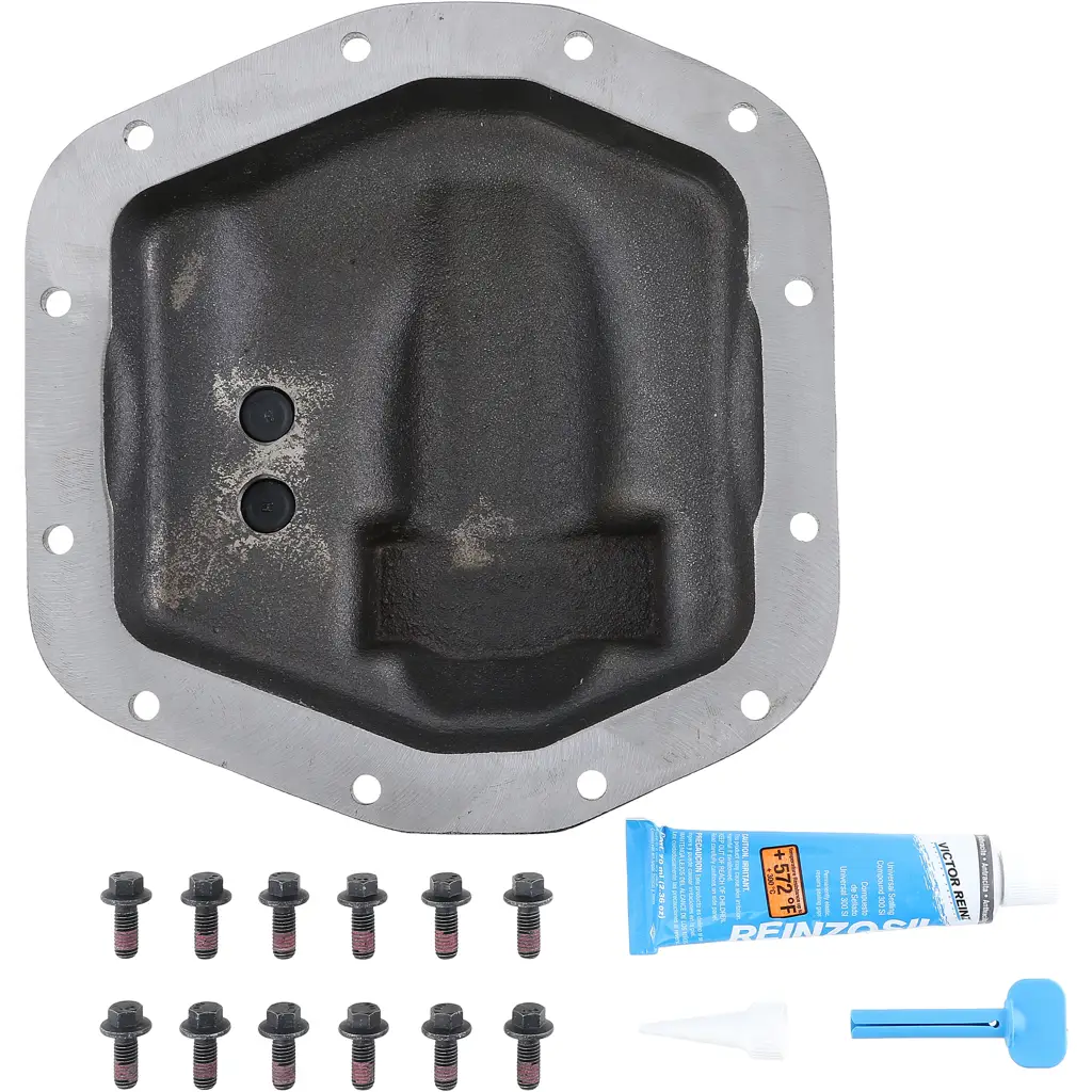 Spicer 10044799 Dana 44™ AdvanTEK® Diff Cover, Gray Nodular Iron - Fits 2018+ Jeep Wrangler JL, 2020+ Jeep Gladiator JT - Dana 44 AdvanTEK Axle - Front Axle thumbnail 2
