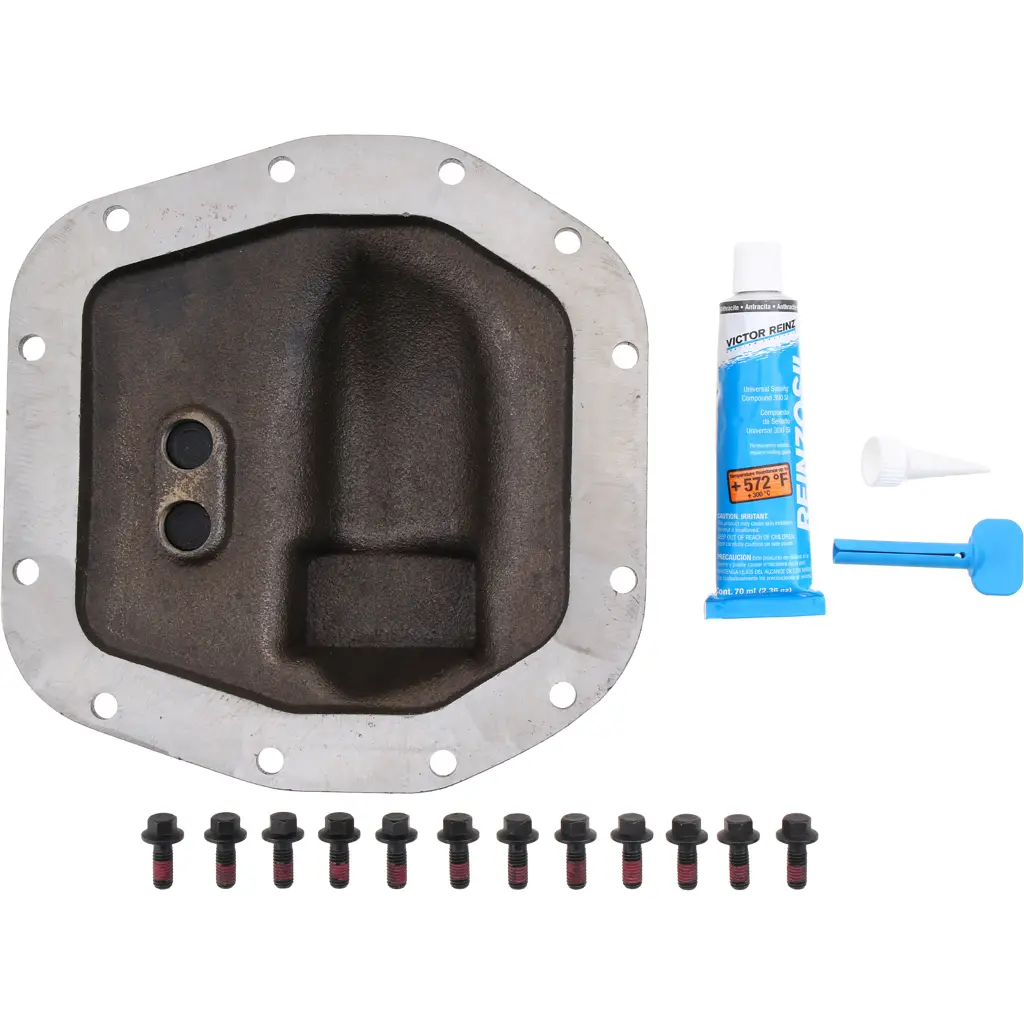 Spicer 10040640 Dana 30™ Diff Cover, Gray Nodular Iron - Fits 2018+ Jeep Wrangler JL, Dana 30 Axle - Front Axle thumbnail 2
