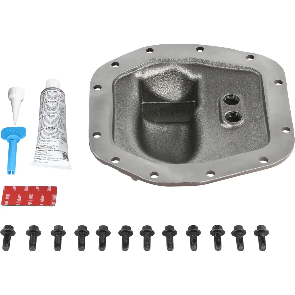 Spicer 10332150 Dana 30™ Diff Cover, Primed-Paintable Nodular Iron - Fits 2018+ Jeep Wrangler JL, Dana 30 Axle - Front Axle thumbnail 4
