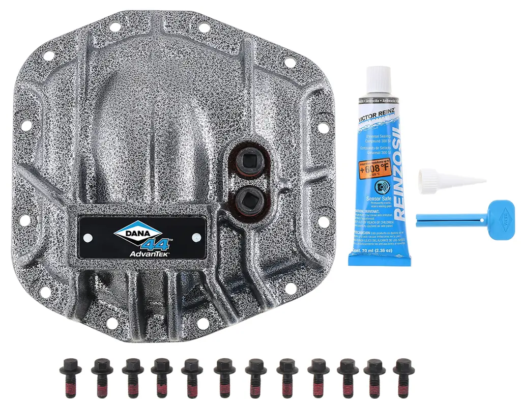 Spicer 10044799 Dana 44™ AdvanTEK® Diff Cover, Gray Nodular Iron - Fits 2018+ Jeep Wrangler JL, 2020+ Jeep Gladiator JT - Dana 44 AdvanTEK Axle - Front Axle