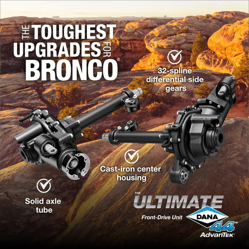 Ultimate Dana 44™ AdvanTEK® Front-Drive Unit (FDU), Fits 2021+ Ford Bronco - 5.38 Gear Ratio, Electronic Locking Differential - 32 Spline - NON-RETURNABLE thumbnail 2