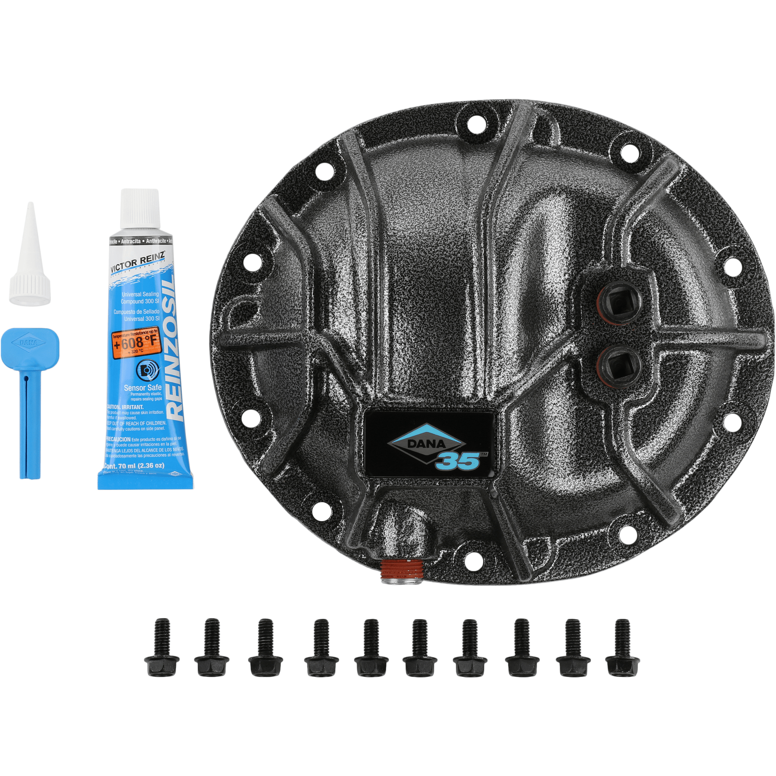 Spicer 10023535 Dana 35™ Diff Cover, Gray Nodular Iron - Fits Dana 35 Axle, Various Jeep & American Motors - Rear Axle