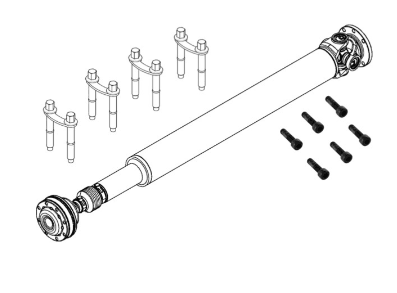 Spicer 10121380 Driveshaft Assembly Kit, Fits 2021+ Ford Bronco, AWD, 4 Door (Long Wheel Base), 1350 Series - NON-RETURNABLE