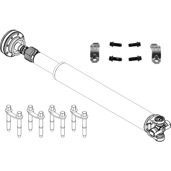 Spicer 10335062 Driveshaft Assembly Kit, Fits 2021+ Ford Bronco, 4X4, 2 Door (Short Wheel Base) with Ultimate Dana 60 Rear Axle - NON-RETURNABLE