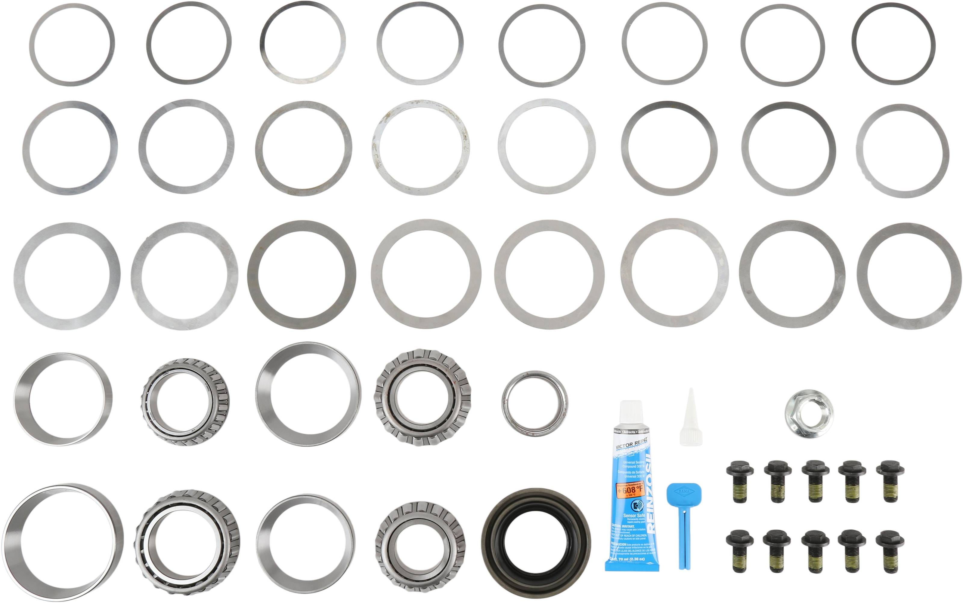 Spicer 10040469 Differential Rebuild Kit, Fits 2018+ Jeep Wrangler JL, 2020+ Gladiator JT with Dana 44 AdvanTEK Axle - Front Axle (Master Overhaul Kit)