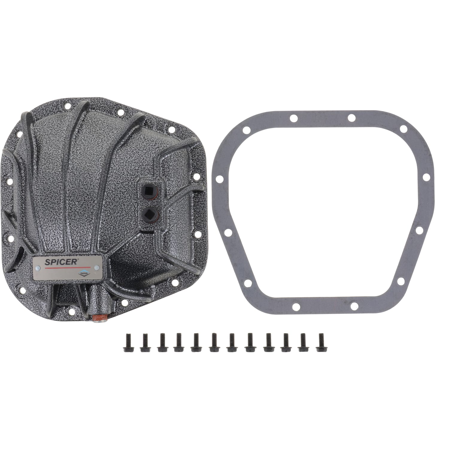Spicer 10023539 Ford 9.75 Diff Cover, Gray Nodular Iron - Fits Ford 9.75 Axle, Various - Rear Axle