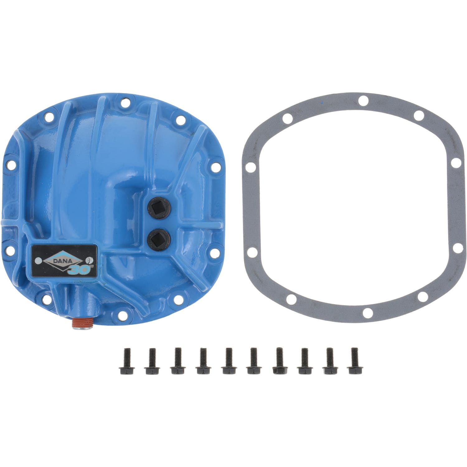 Spicer 10048737 Dana 30™ Diff Cover, Blue Nodular Iron - Fits Dana Model 30 Axle, Various - Front/Rear Axle Compatible